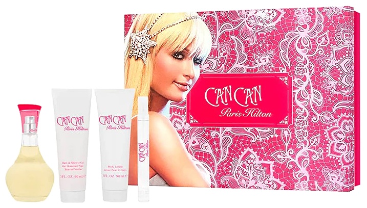 SET PARIS HILTON CAN CAN 4PC.EDP 100 MLSP +3.0 BL+3.0 SG+10ML DAMA