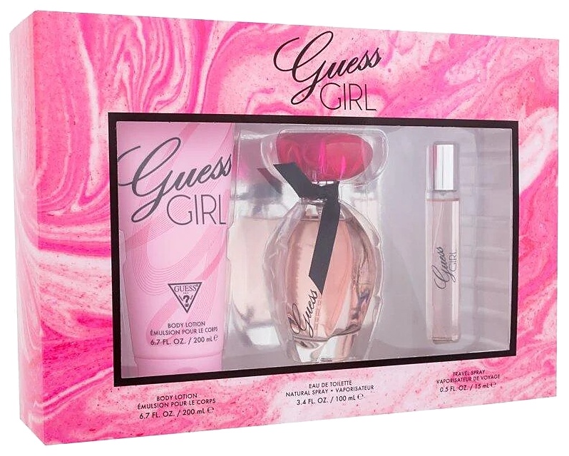 SET GUESS GIRL 3PC.EDT 100 MLSP + 6.7 B/L + 15ML DAMA