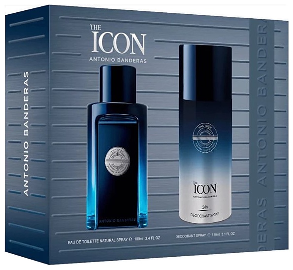 SET ANTONIO BANDERAS THE ICON + DESODORANTE EDT 100ML CABALLERO