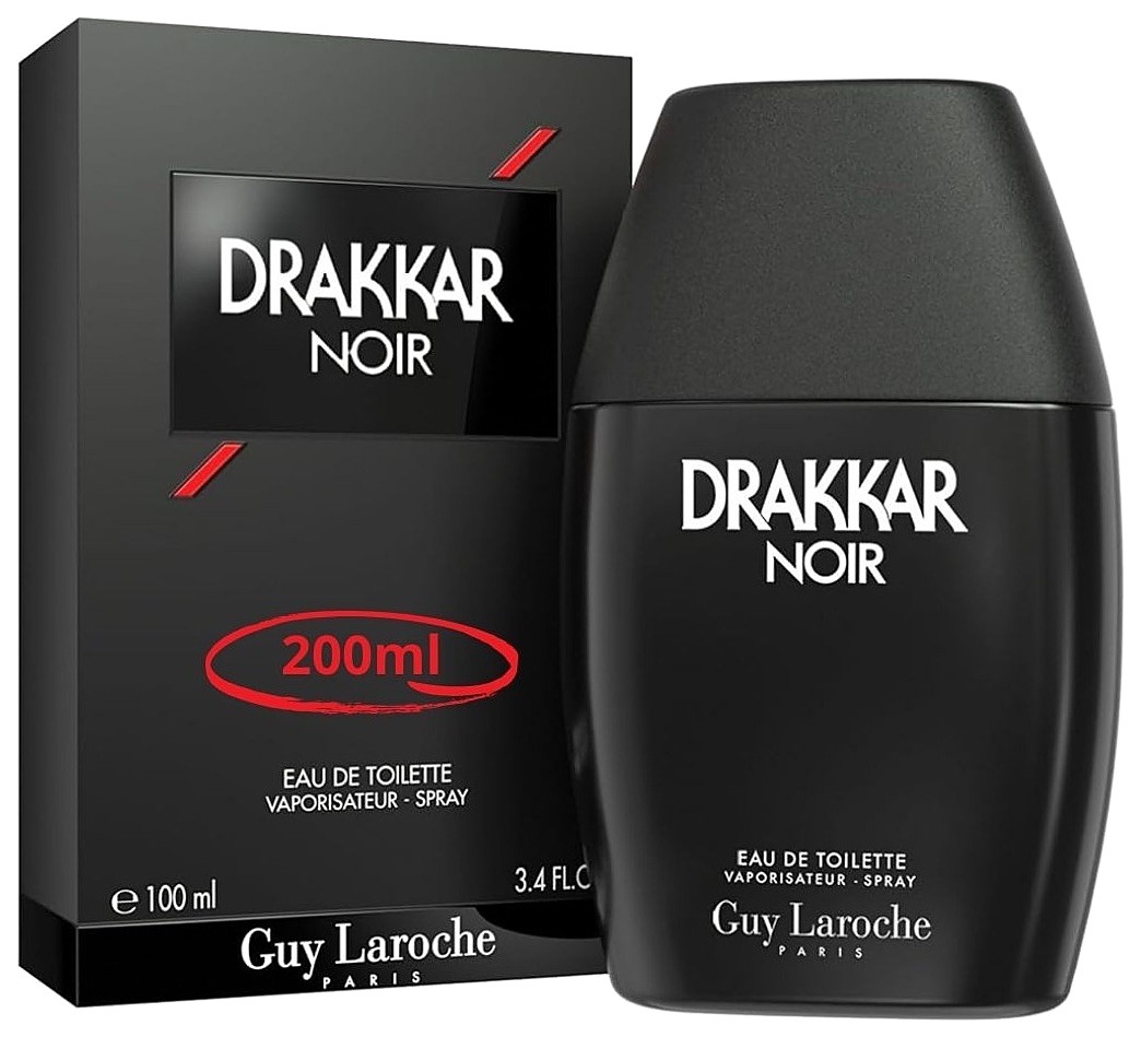 PERFUME GUY LAROCHE DRAKKAR NOIR EDT 200ML CABALLERO