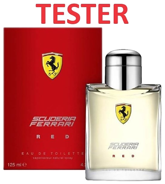 PERFUME FERRARI SCUDERIA RED TESTER EDT 125ML CABALLERO