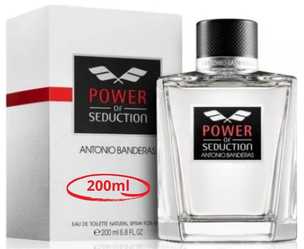 PERFUME ANTONIO BANDERAS POWER OF SEDUCTION EDT 200ML CABALLERO