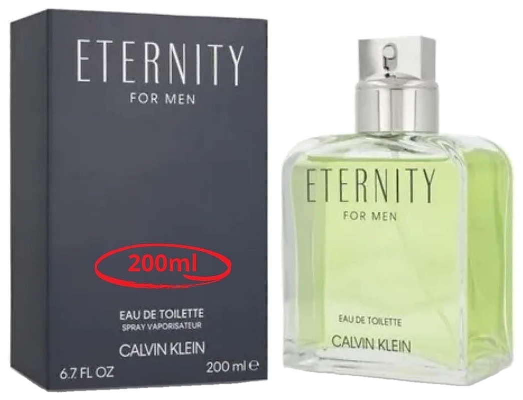 PERFUME CALVIN KLEIN ETERNITY EDT 200ML CABALLERO