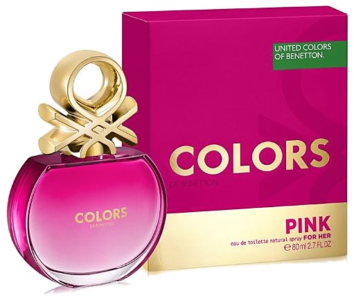 PERFUME BENETTON COLORS PINK EDT 50ML DAMA