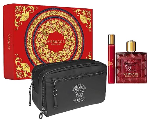 SET VERSACE EROS FLAME EDP 100ML CABALLERO