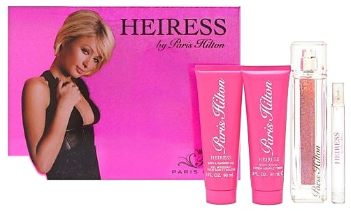 SET PARIS HILTON HEIRESS EDP 4 PCS 100ML DAMA