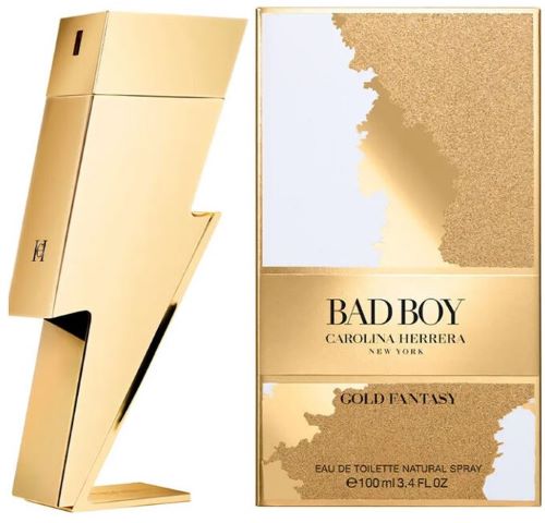 PERFUME CAROLINA HERRERA BAD BOY GOLD FANTASY EDT 100ML CABALLERO