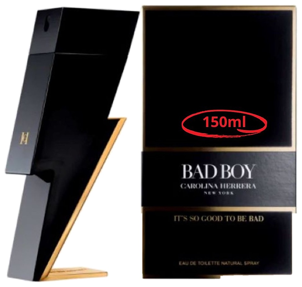 PERFUME CAROLINA HERRERA BAD BOY EDT 150ML CABALLERO