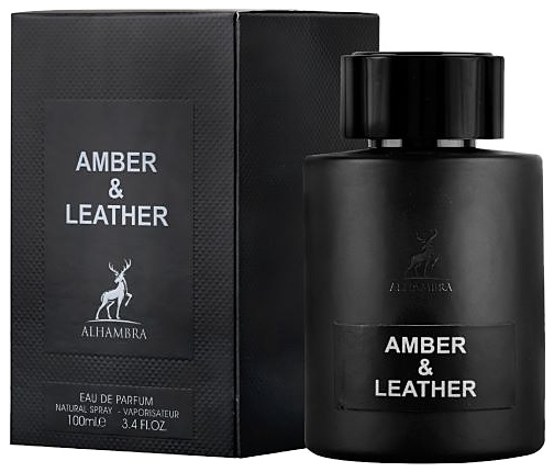 PERFUME MAISON ALHAMBRA AMBER AND LEATHER EDP 100ML CABALLERO