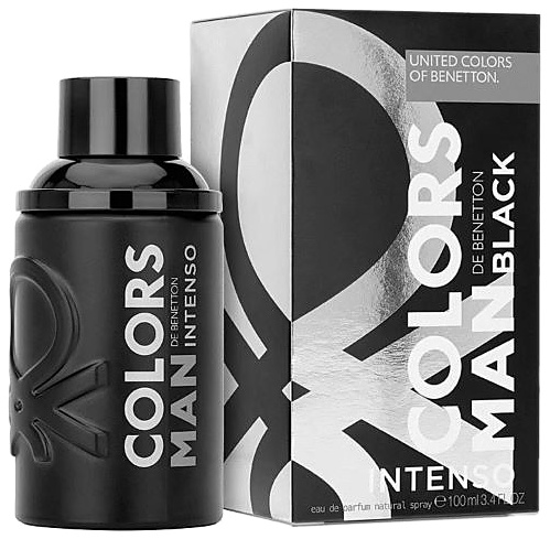 PERFUME BENETTON COLORS BLACK INTENSE EDP 100ML CABALLERO