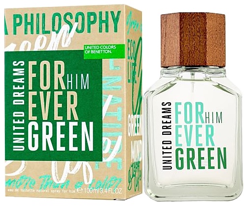 PERFUME BENETTON FOREVER GREEN EDT 100ML CABALLERO