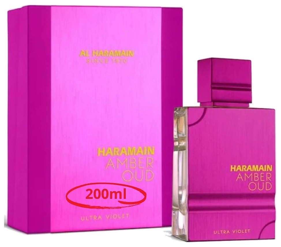 PERFUME AL HARAMAIN AMBER OUD ULTRA VIOLET WOMEN EDP 200ML DAMA