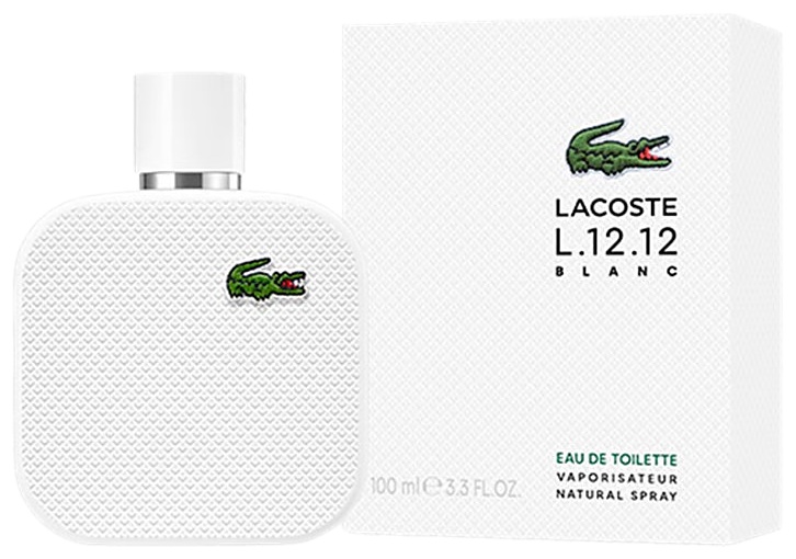 PERFUME LACOSTE L.12.12 BLANC EDT 100ML CABALLERO