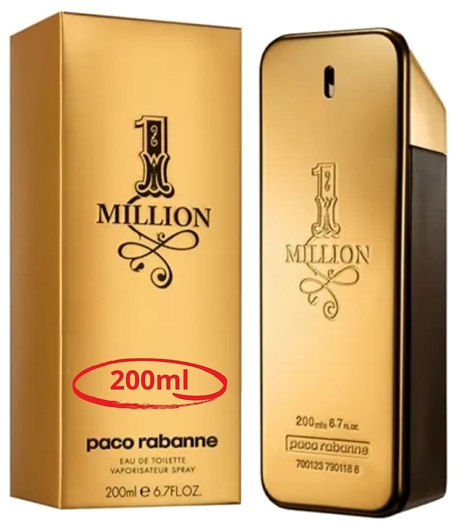 PERFUME PACO RABANNE 1 MILLION EDT 200ML CABALLERO