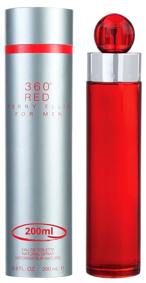 PERFUME PERRY ELLIS 360 RED 200ML EDT CABALLERO