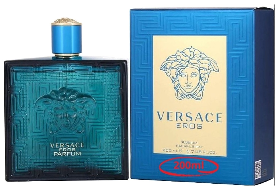 PERFUME VERSACE EROS MEN PARFUM 200ML CABALLERO