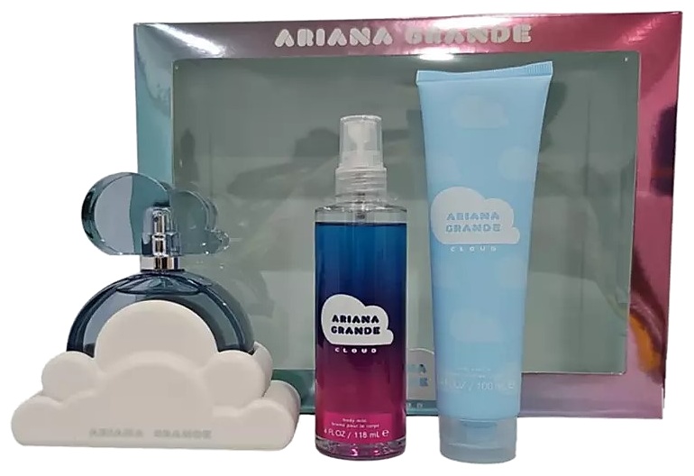 SET ARIANA GRANDE CLOUD EDP 3 PCS 100ML + SPLASH + CREMA DAMA