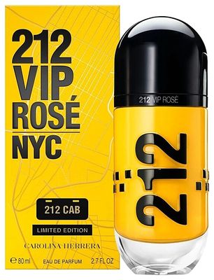 PERFUME CAROLINA HERRERA 212 VIP ROSE CAB EDP 80ML DAMA