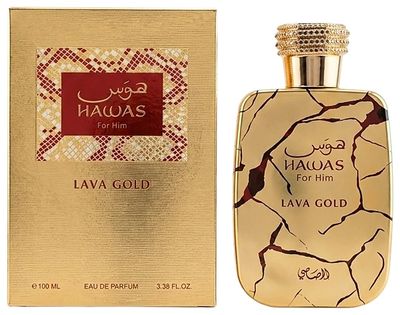 PERFUME RASASI HAWAS LAVA GOLD FOR HIM EDP 100ML CABALLERO